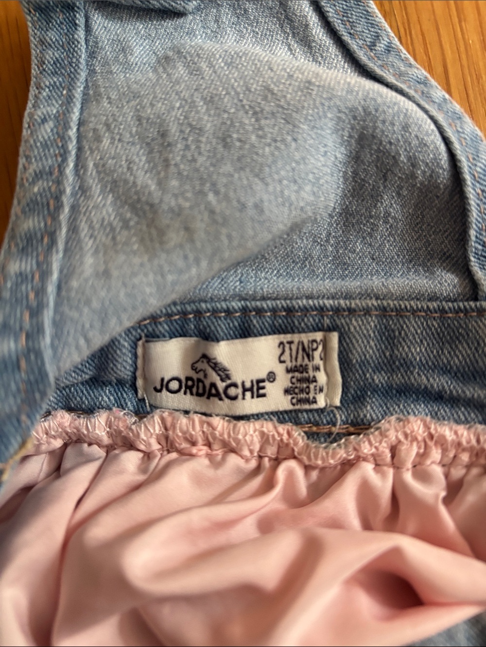 2T Jordache Denim Overalls Dress - Picture 11 of 12